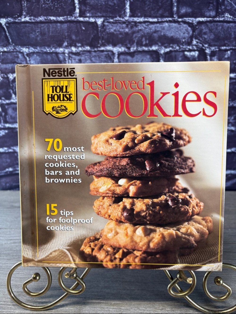 Vintage 1995 Nestle Tollhouse Best-Loved Cookies Cookbook
